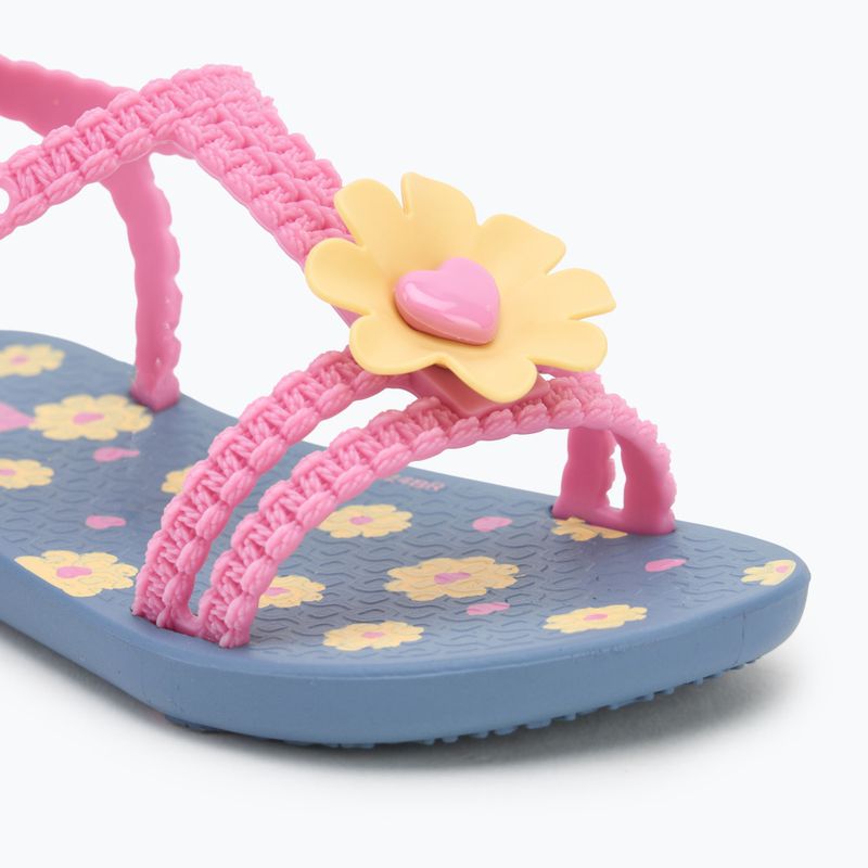 Ipanema Daisy Baby kék/rózsaszín/sárga szandálok 7