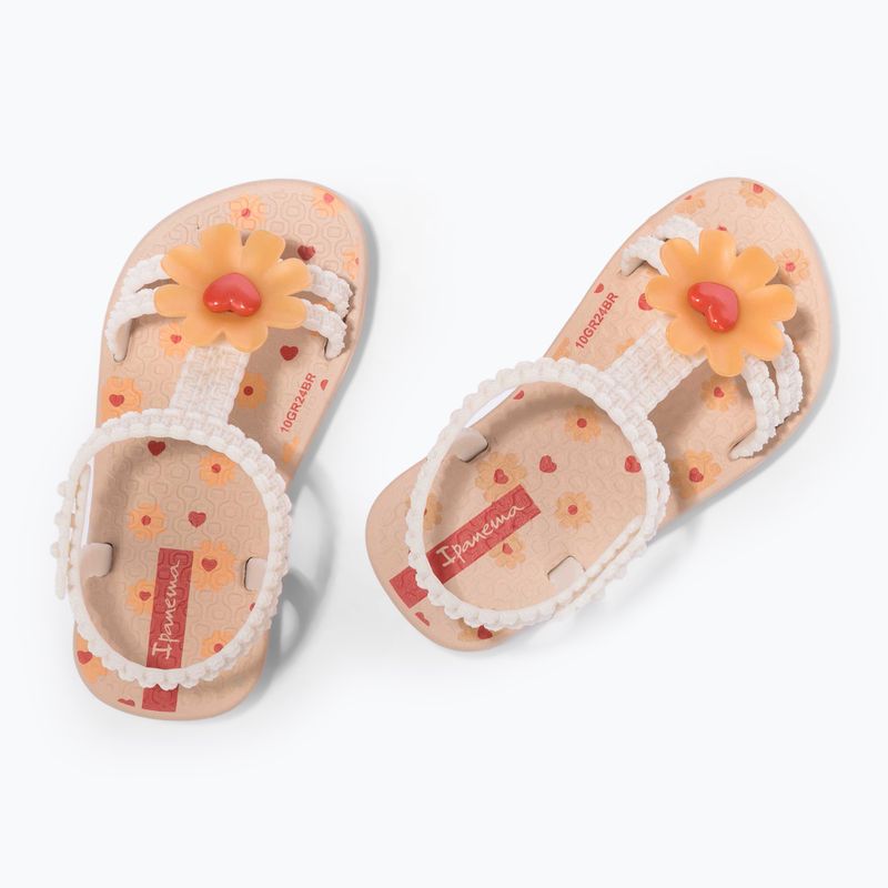Ipanema Daisy Baby bézs/bézs/narancs szandálok 3