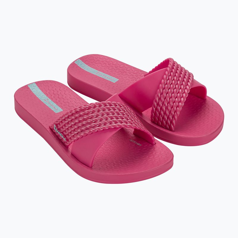 Ipanema Street Kids flip-flop rózsaszín/sötét rózsaszín/zöld flip-flopok