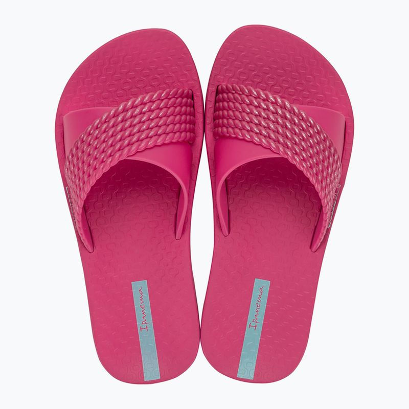 Ipanema Street Kids flip-flop rózsaszín/sötét rózsaszín/zöld flip-flopok 2