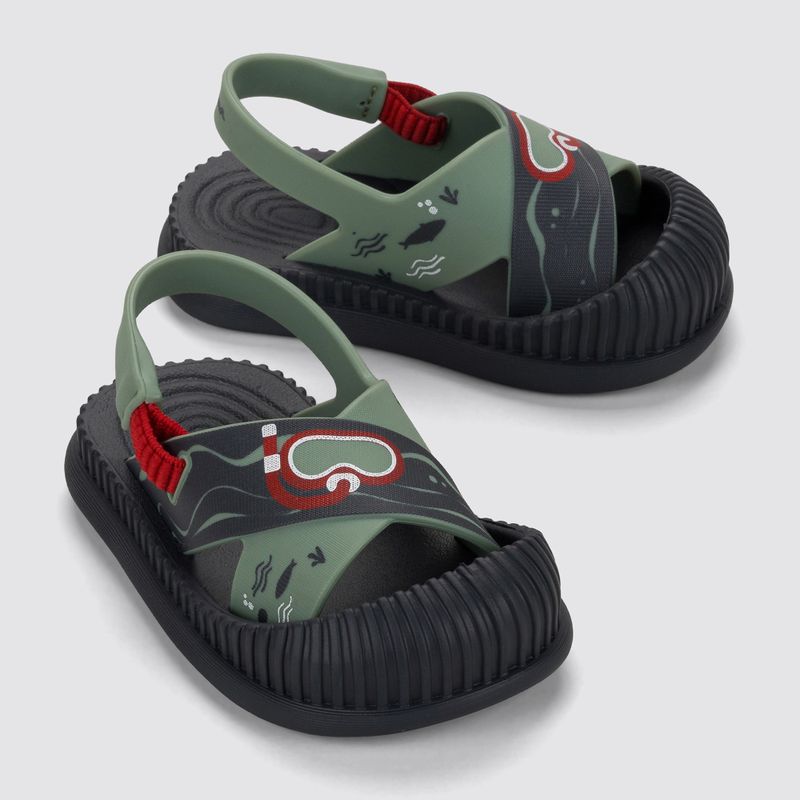 Ipanema Fun Sea Baby szandál szürke/zöld 3
