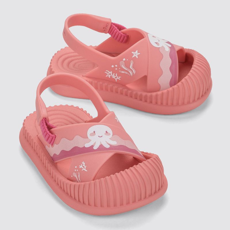 Ipanema Fun Sea Baby rózsaszín/rózsaszín szandálok 3