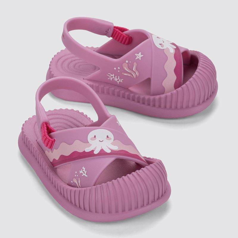 Ipanema Fun Sea Baby rózsaszín/rózsaszín szandálok 3