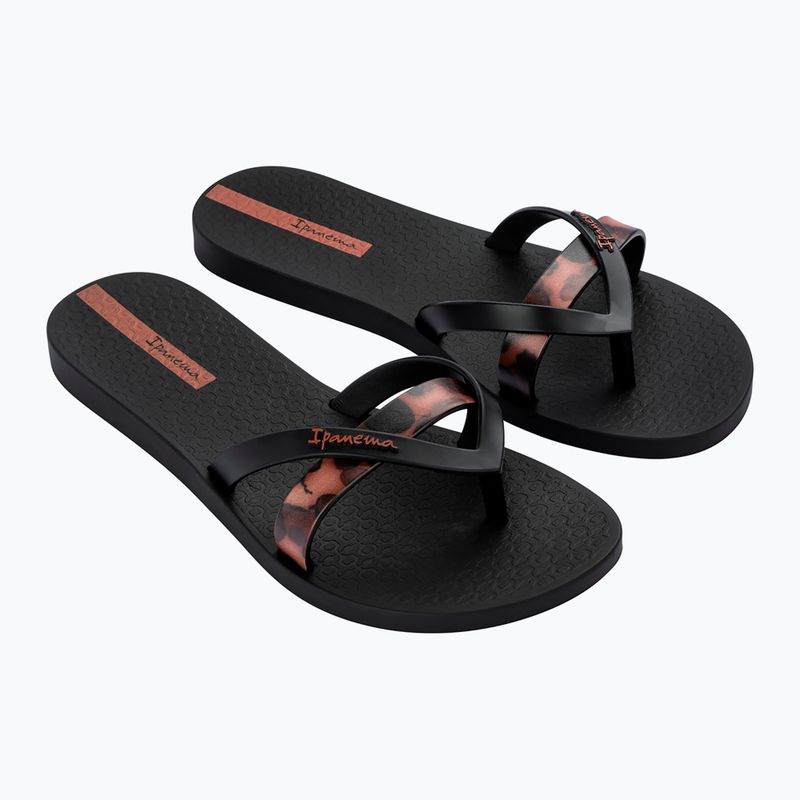 Ipanema Kirei Chic fekete/barna csempe női flip flopok