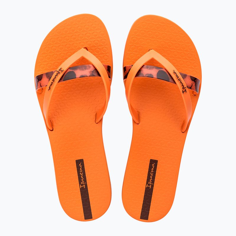 Ipanema Kirei Chic narancs/barna női flip flopok 2