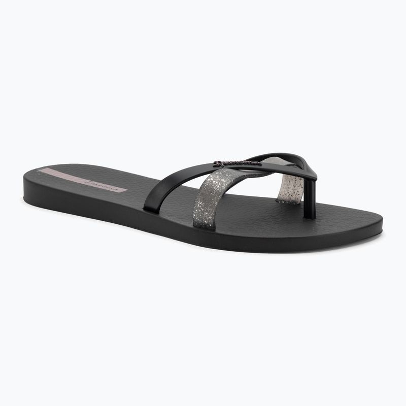 Ipanema Kirei Chic fekete/glitter/lila női flip flopok