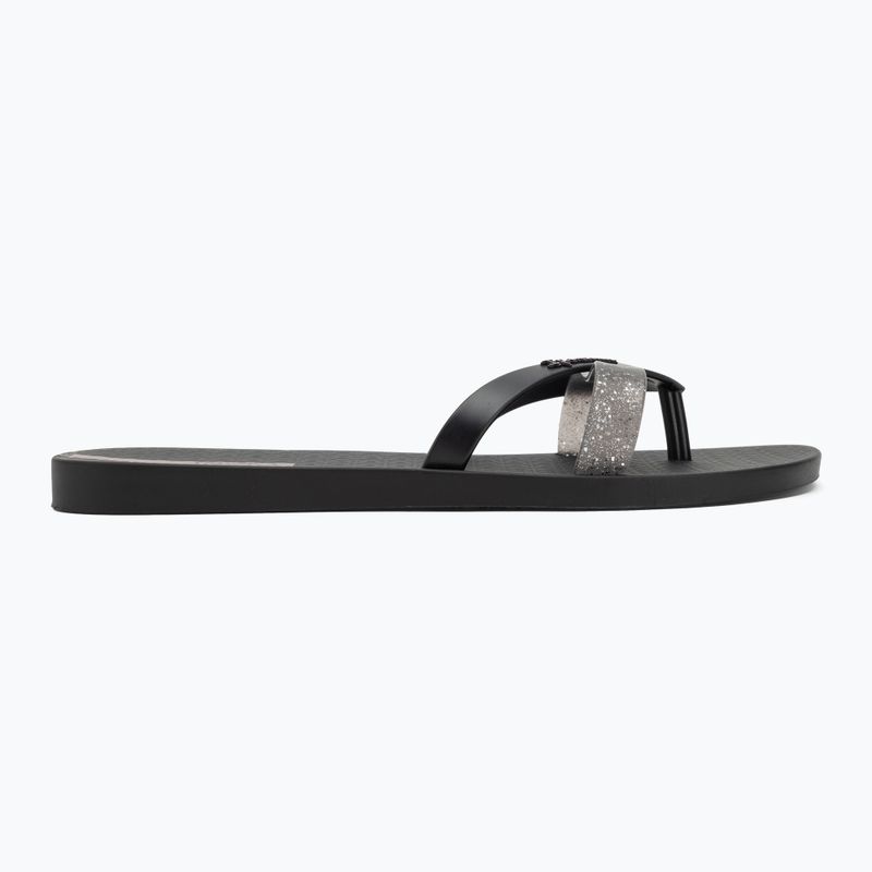 Ipanema Kirei Chic fekete/glitter/lila női flip flopok 2