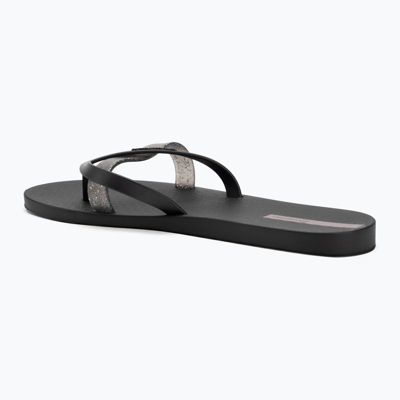 Ipanema Kirei Chic fekete/glitter/lila női flip flopok 3