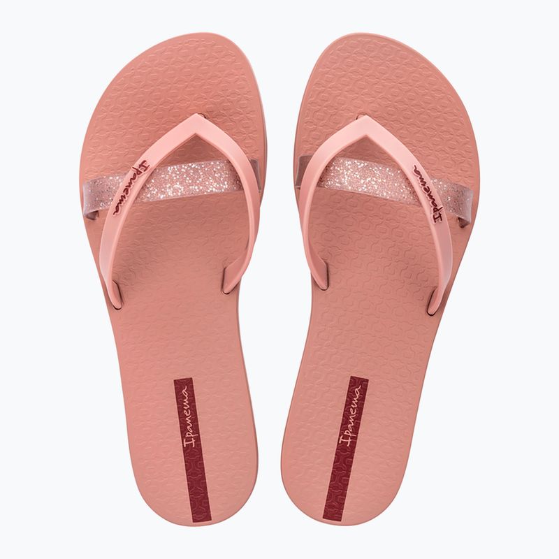 Ipanema Kirei Chic rózsaszín/glitter/piros női flip flopok 2