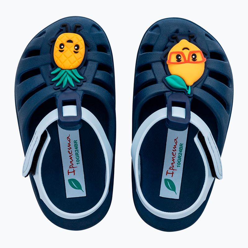 Ipanema Summer XIV Baby sötétkék/világoskék szandálok 2