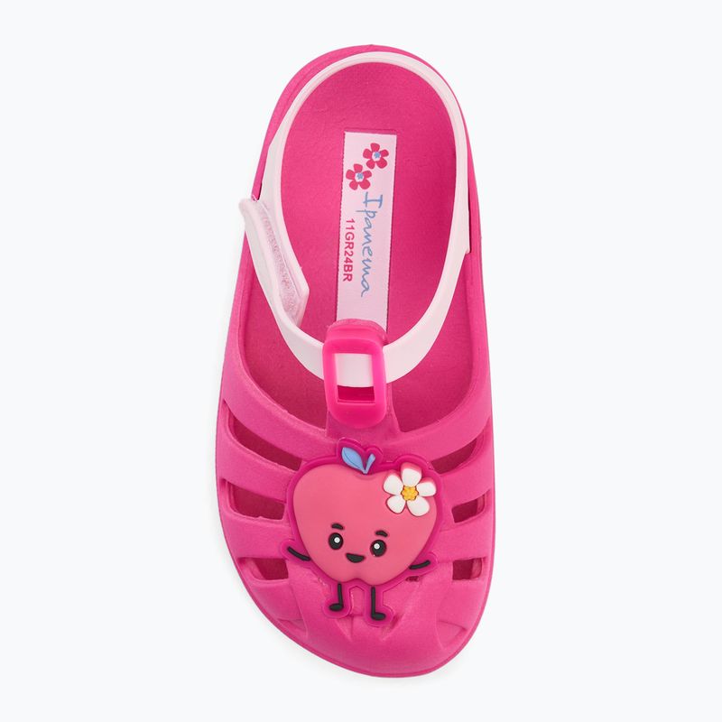 Ipanema Summer XIV Baby sötét rózsaszín/világos rózsaszín szandálok 5