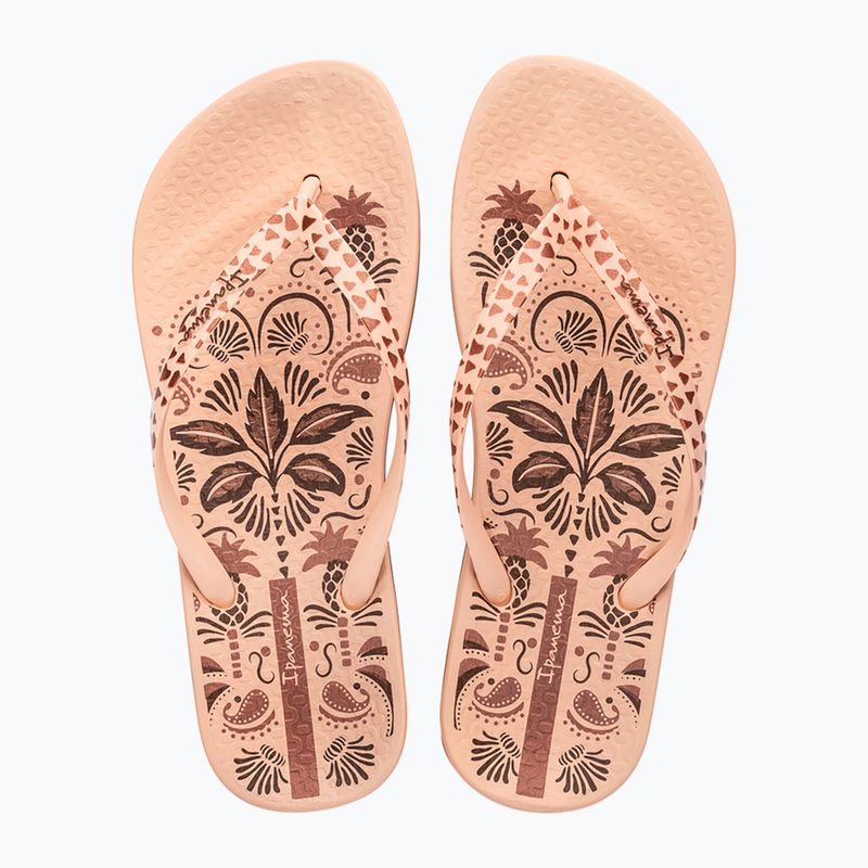 Ipanema Anat Nature VIII bézs/bézs/barna női flip flopok 2