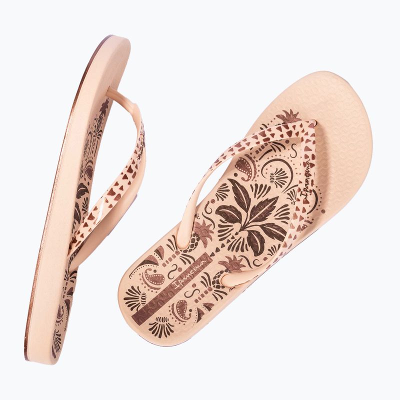Ipanema Anat Nature VIII bézs/bézs/barna női flip flopok 3