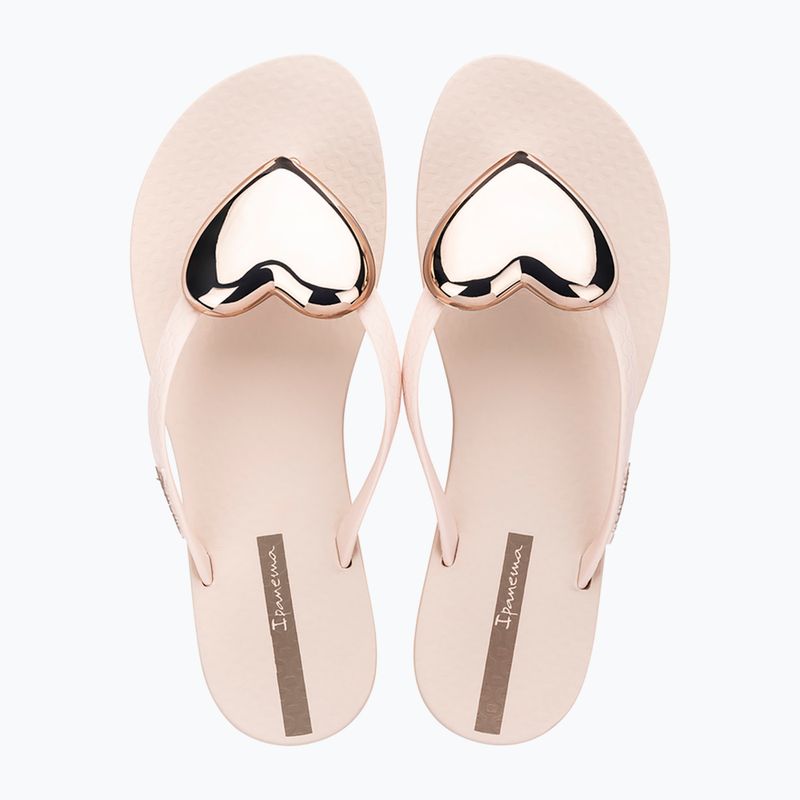 Női flip-flop papucsok Ipanema Maxi Fashion beige/gold 2