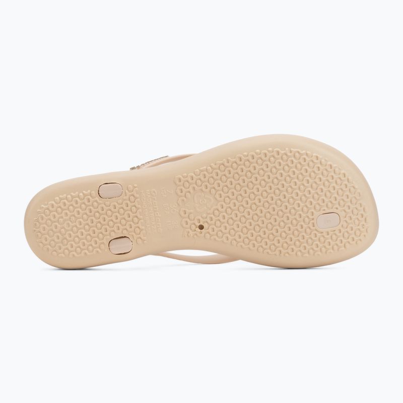 Női flip-flop papucsok Ipanema Maxi Fashion beige/gold 4