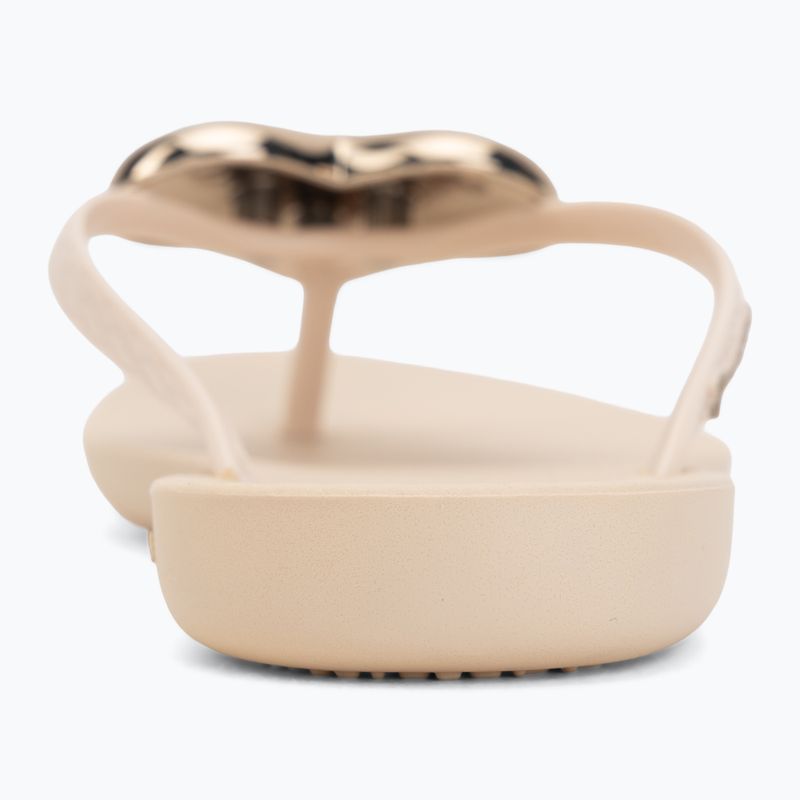 Női flip-flop papucsok Ipanema Maxi Fashion beige/gold 6