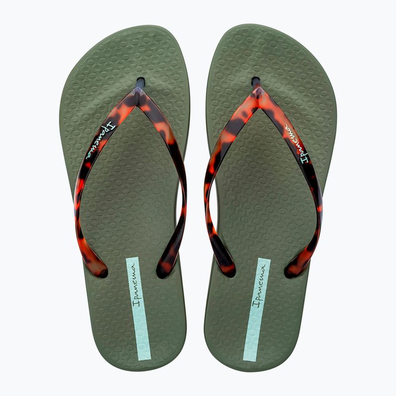 Ipanema Anat Connect II zöld/tiszta női flip flopok 2