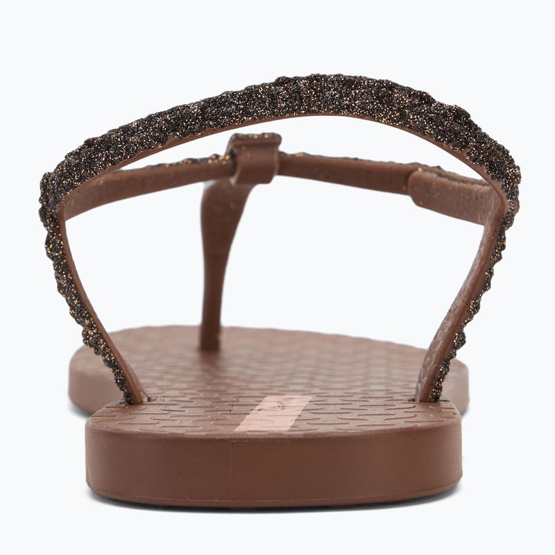 Női Ipanema Class Brilha barna/csillámos barna szandálok 6