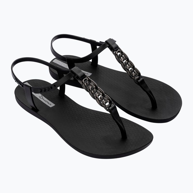 Női Ipanema Class Chain Chain szandál fekete/sötétszürke 8