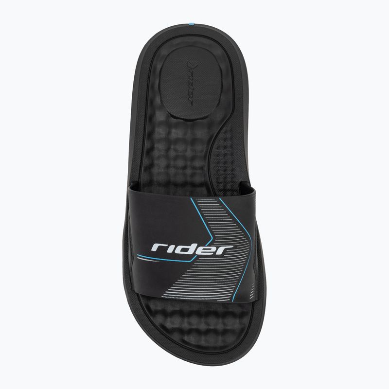 RIDER Step Slide fekete/fekete/fehér férfi flip-flopok 5