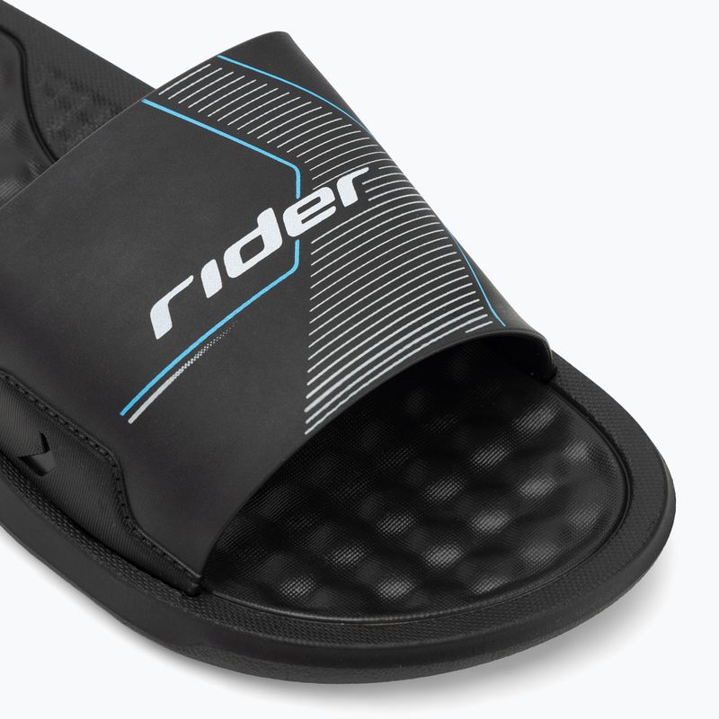 RIDER Step Slide fekete/fekete/fehér férfi flip-flopok 7