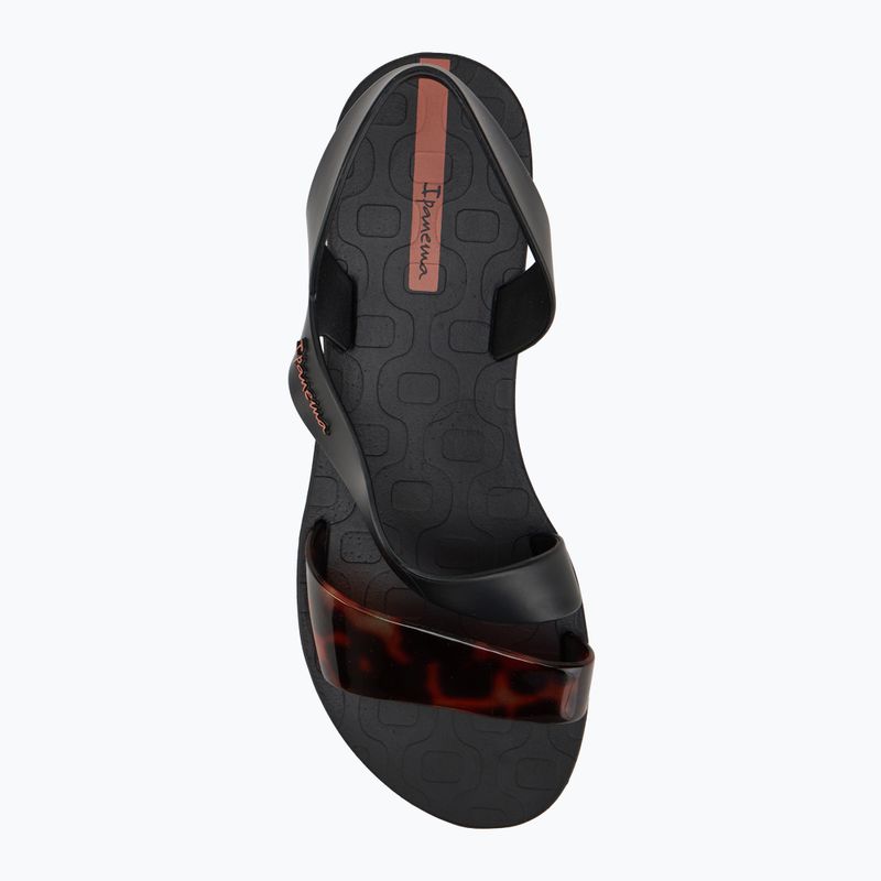Ipanema Vibe fekete/teknős/rózsaszín női szandálok 4