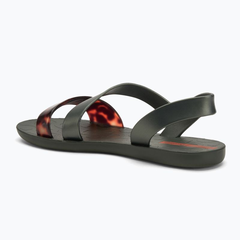 Női Ipanema Vibe zöld/teknős/barna szandálok 3