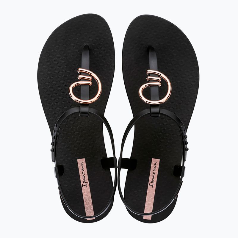 Női Ipanema Class Elegáns fekete/arany/rózsaszín szandálok 2