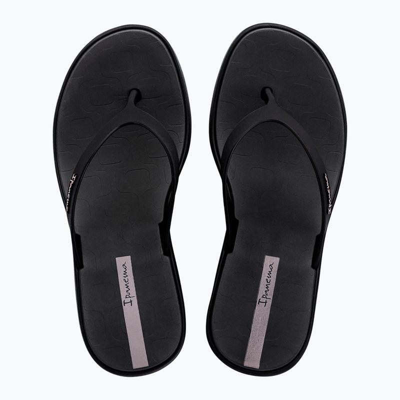 Női Ipanema High Fashion II flip flopok fekete/fekete/bézs 2
