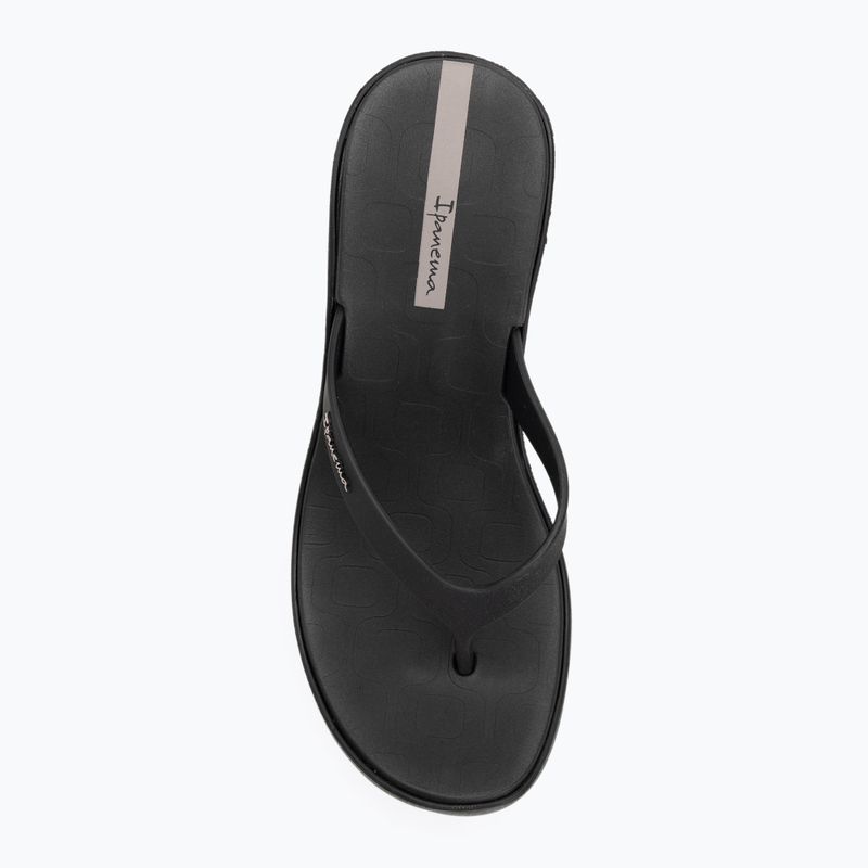 Női Ipanema High Fashion II flip flopok fekete/fekete/bézs 5