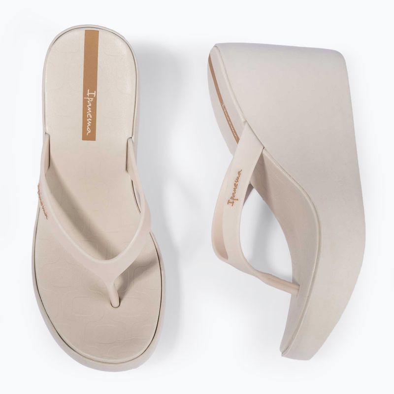 Női Ipanema High Fashion II flip flop bézs/világos bézs flip flopok 3