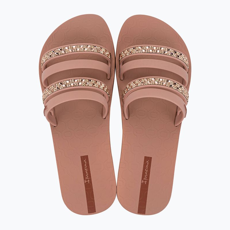 Ipanema Chic Slide rózsaszín/csempe barna női flip-flopok 2
