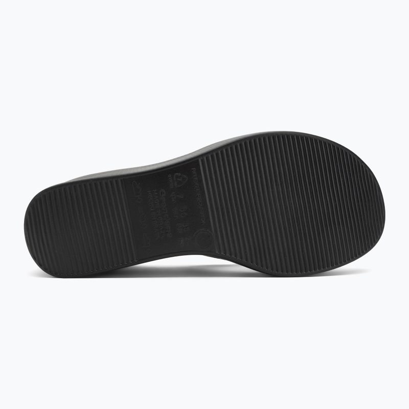 Női Ipanema High Fashion II Slide fekete/csillámos fekete/lila flip-flopok 4