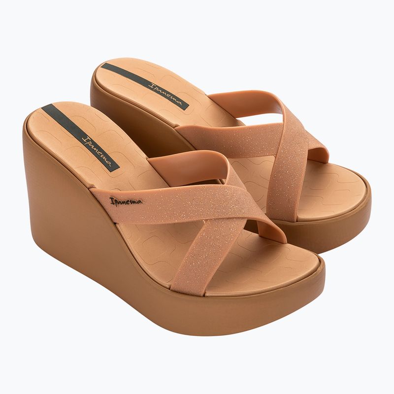 Női flip-flop Ipanema High Fashion II Slide bézs/csillám bézs/zöld