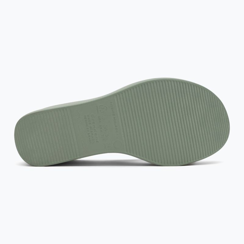 Női Ipanema High Fashion II Slide zöld/glitter zöld/szürke flip-flopok 4