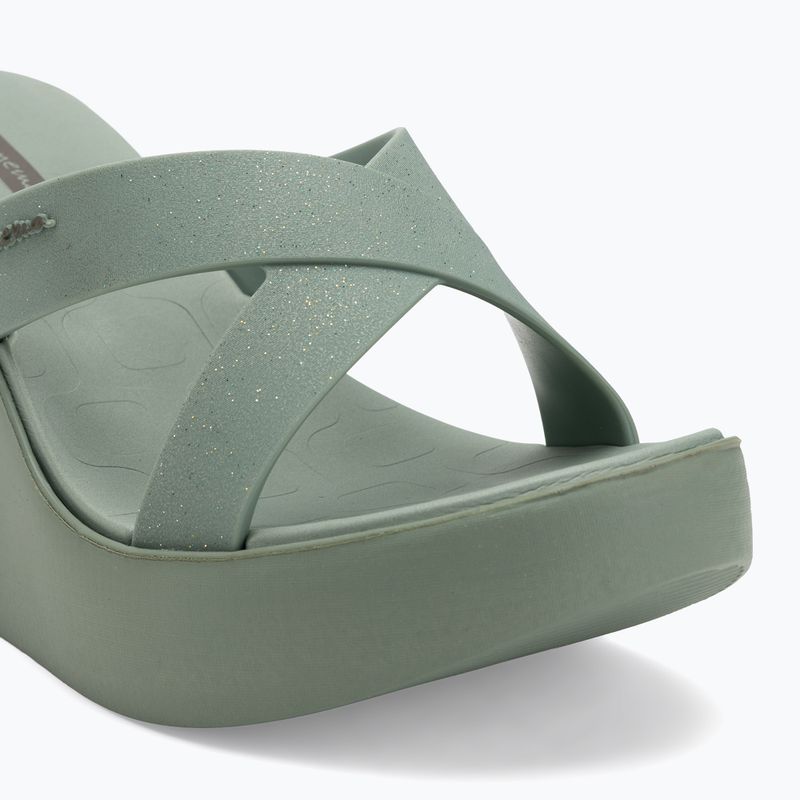 Női Ipanema High Fashion II Slide zöld/glitter zöld/szürke flip-flopok 7