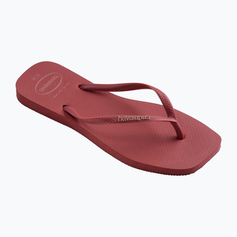 Havaianas Square Logo Pop Up pau brasil női flip-flop papucs 8