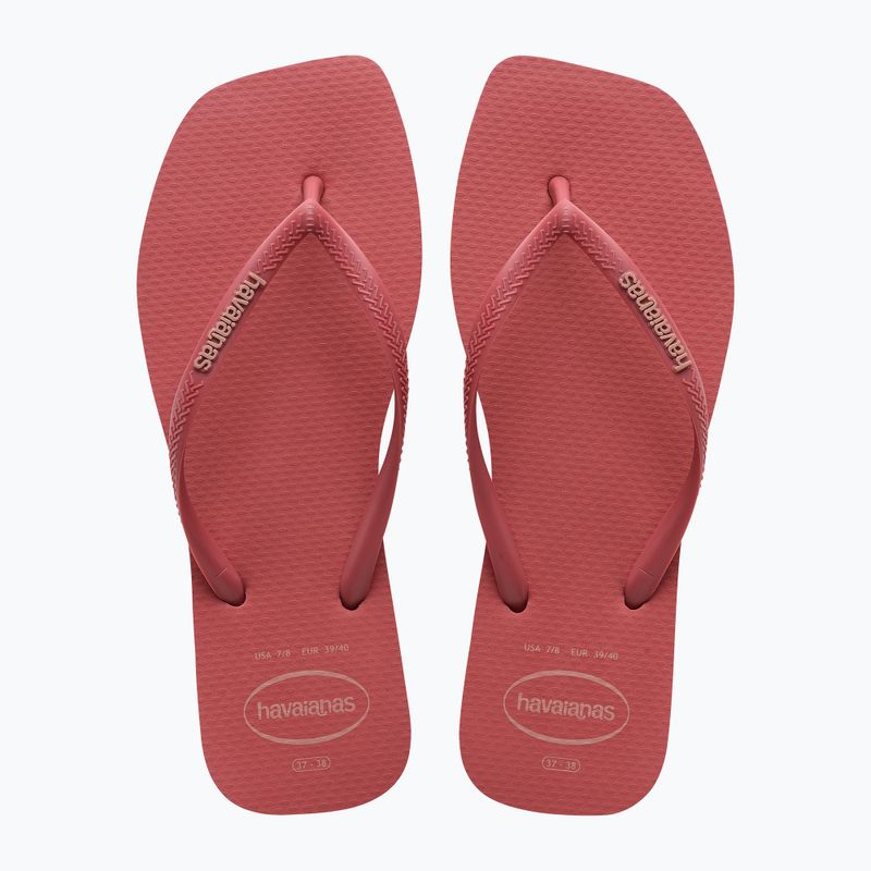 Havaianas Square Logo Pop Up pau brasil női flip-flop papucs 10