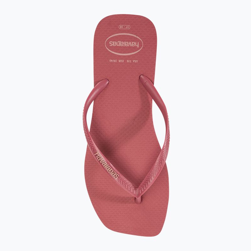 Havaianas Square Logo Pop Up pau brasil női flip-flop papucs 5