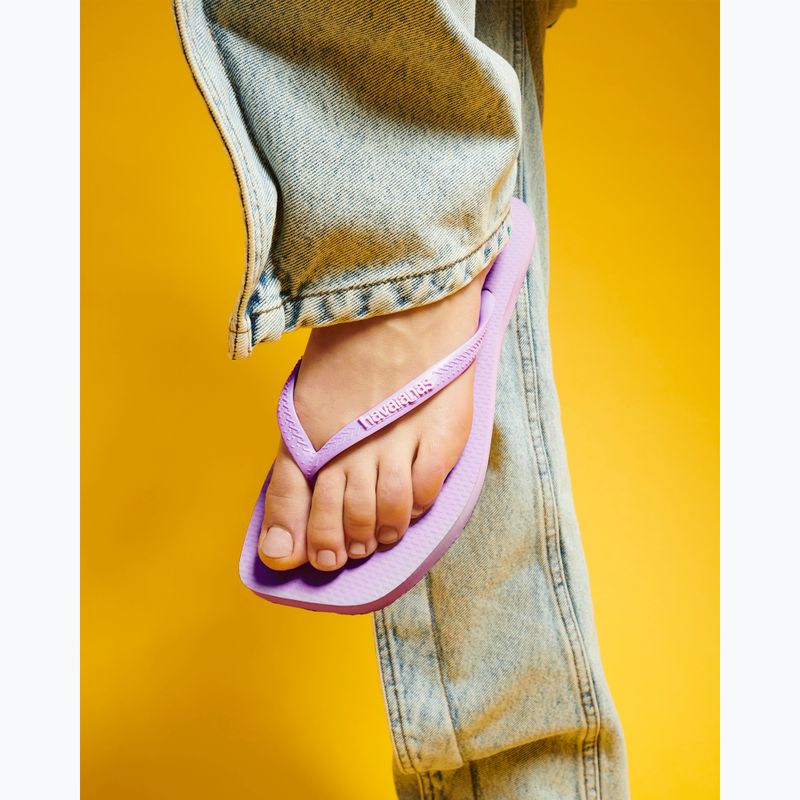 Havaianas Square Logo Pop Up fresh lavender női flip-flop papucs 14