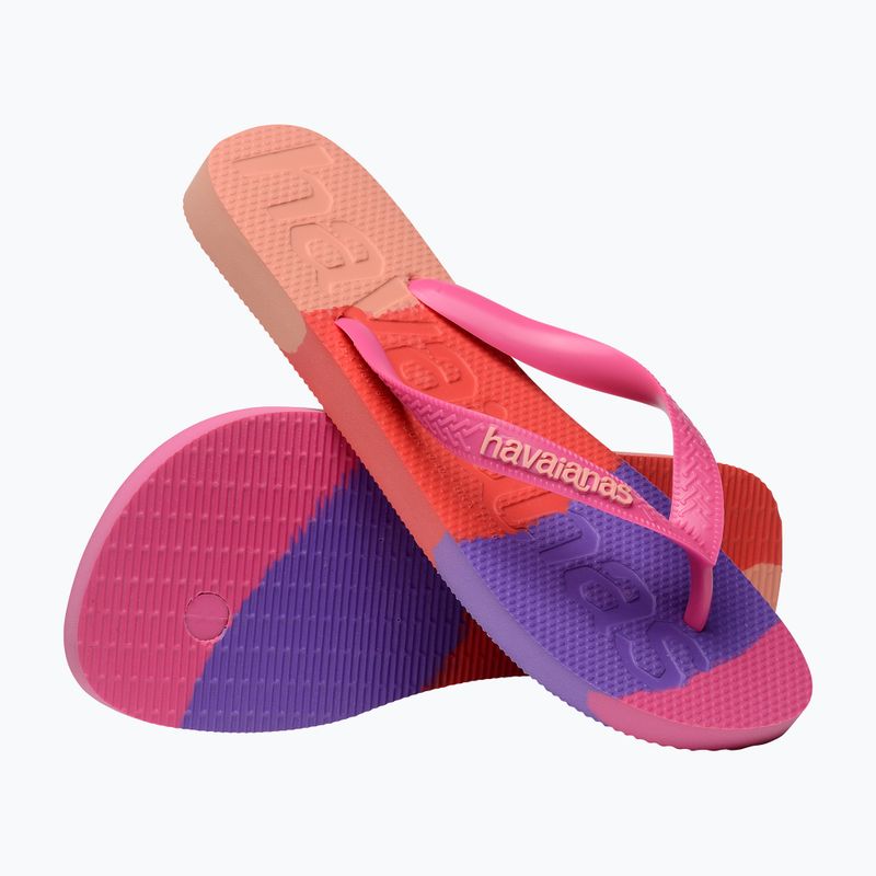 Havaianas Top Logomania Colors II pink flux flip-flop papucs 12