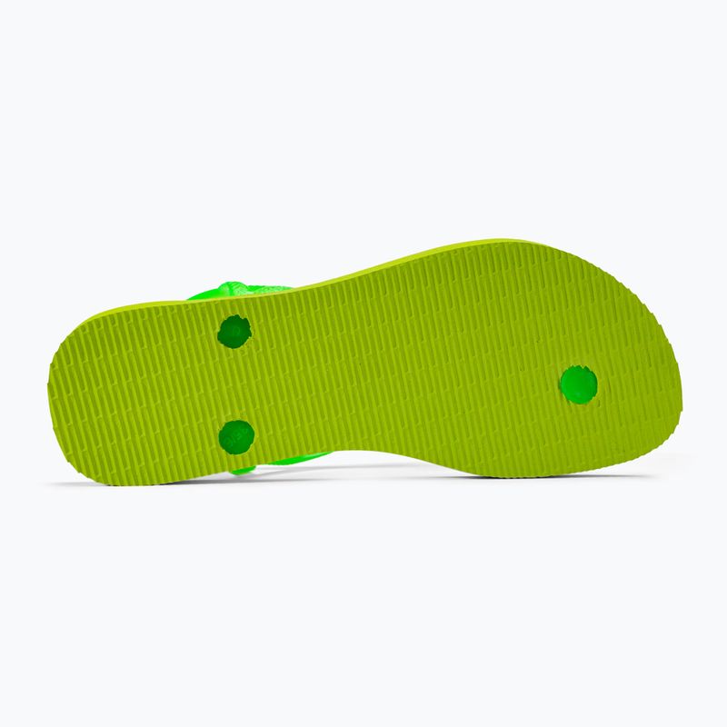 Havaianas Luna Neon lemon green női szandál 5