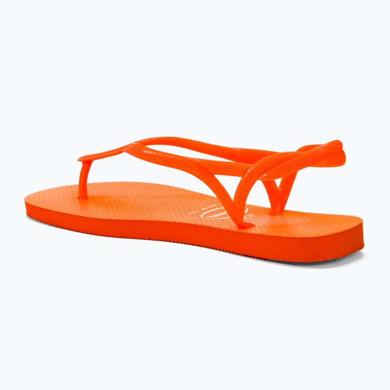 Havaianas Luna Neon sunset orange női szandál 3