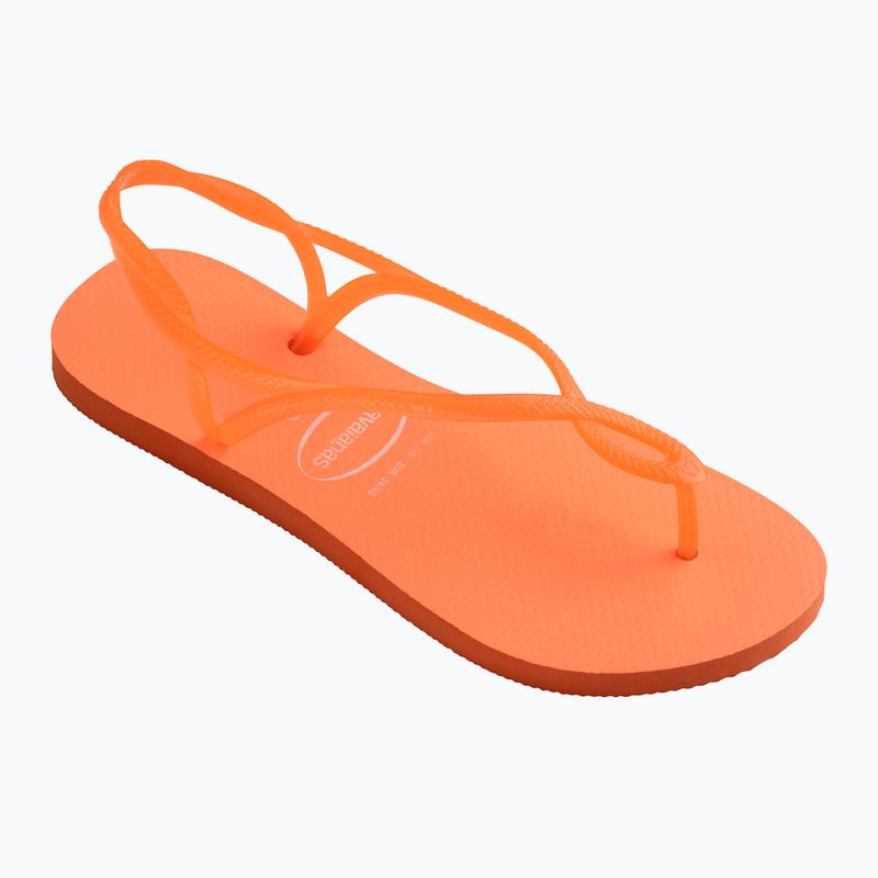 Havaianas Luna Neon sunset orange női szandál 8