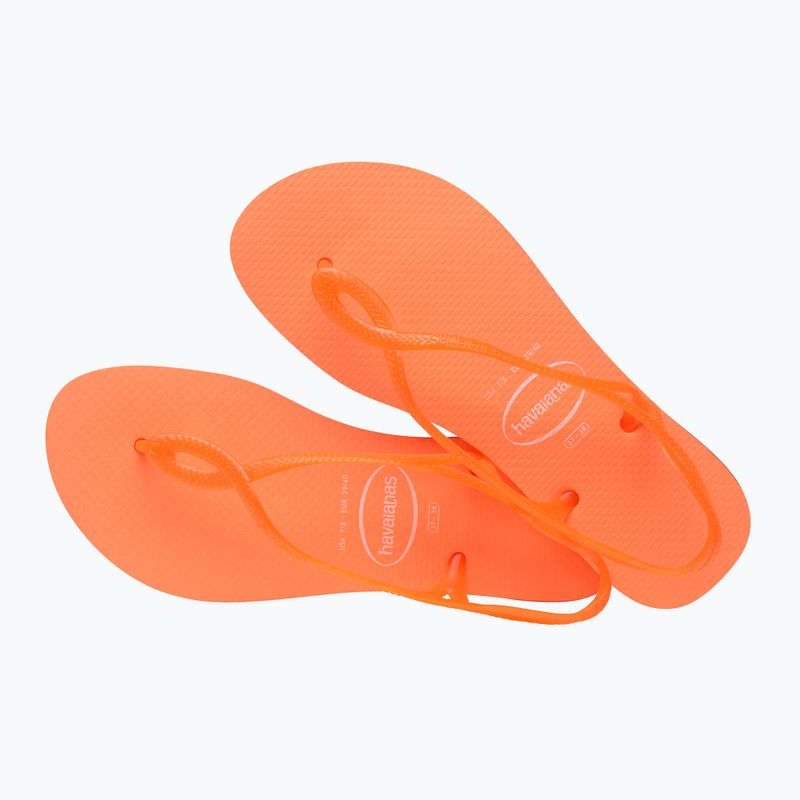 Havaianas Luna Neon sunset orange női szandál 11