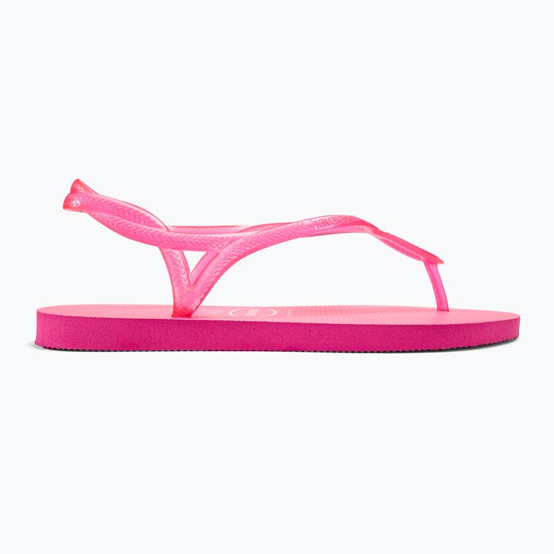 Havaianas Luna Neon pink flux női szandál 2