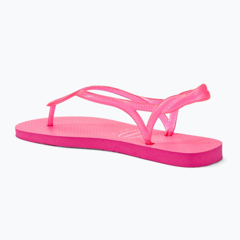 Havaianas Luna Neon pink flux női szandál 3