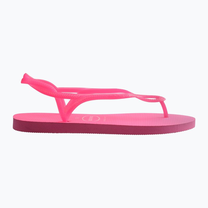 Havaianas Luna Neon pink flux női szandál 9