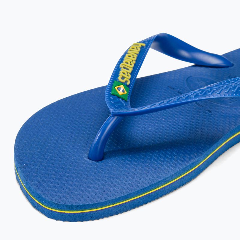 Havaianas Brasil Logo Neon star blue /  star blue flip-flop papucs 7