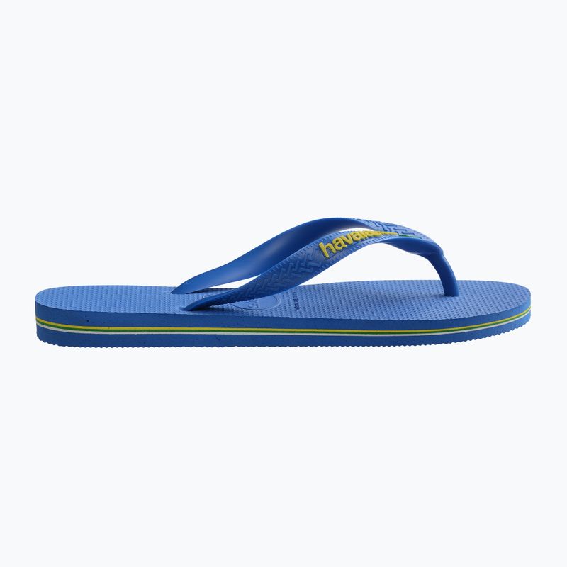 Havaianas Brasil Logo Neon star blue /  star blue flip-flop papucs 9